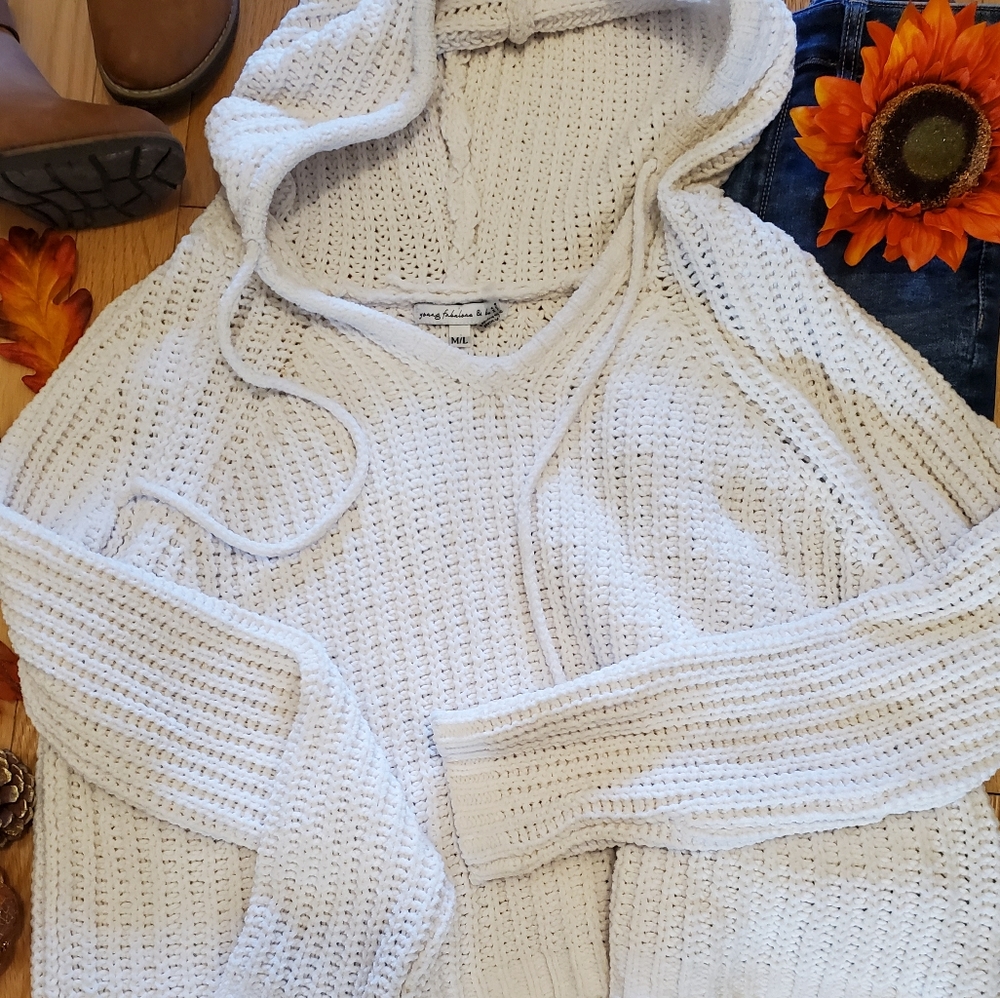 🆕️🍂 Young Fabulous & Broke Hooded Knit
